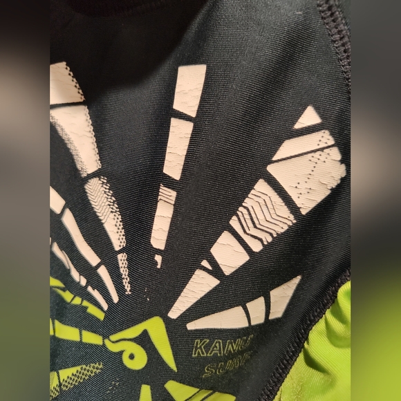 Kanu Navy/Green Rash Guard - Picture 3 of 4